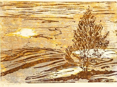 Landschaften - Farbholzschnitte