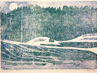 Landschaften - Farbholzschnitte