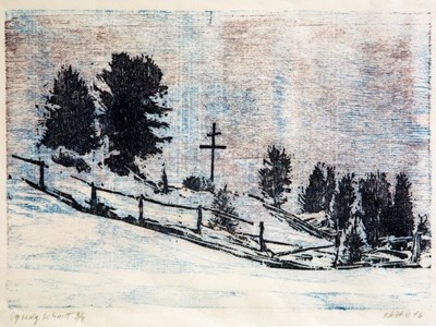 Landschaften - Farbholzschnitte