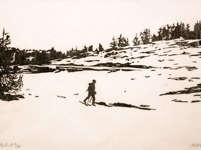 Landschaften - Farbholzschnitte